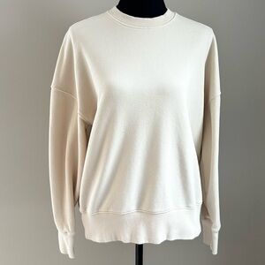 Vuori Off-White Crewneck Sweatshirt
